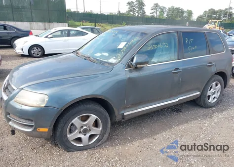 2004 Volkswagen Touareg V6 from USA, damaged, VIN WVGBC67L34D013239